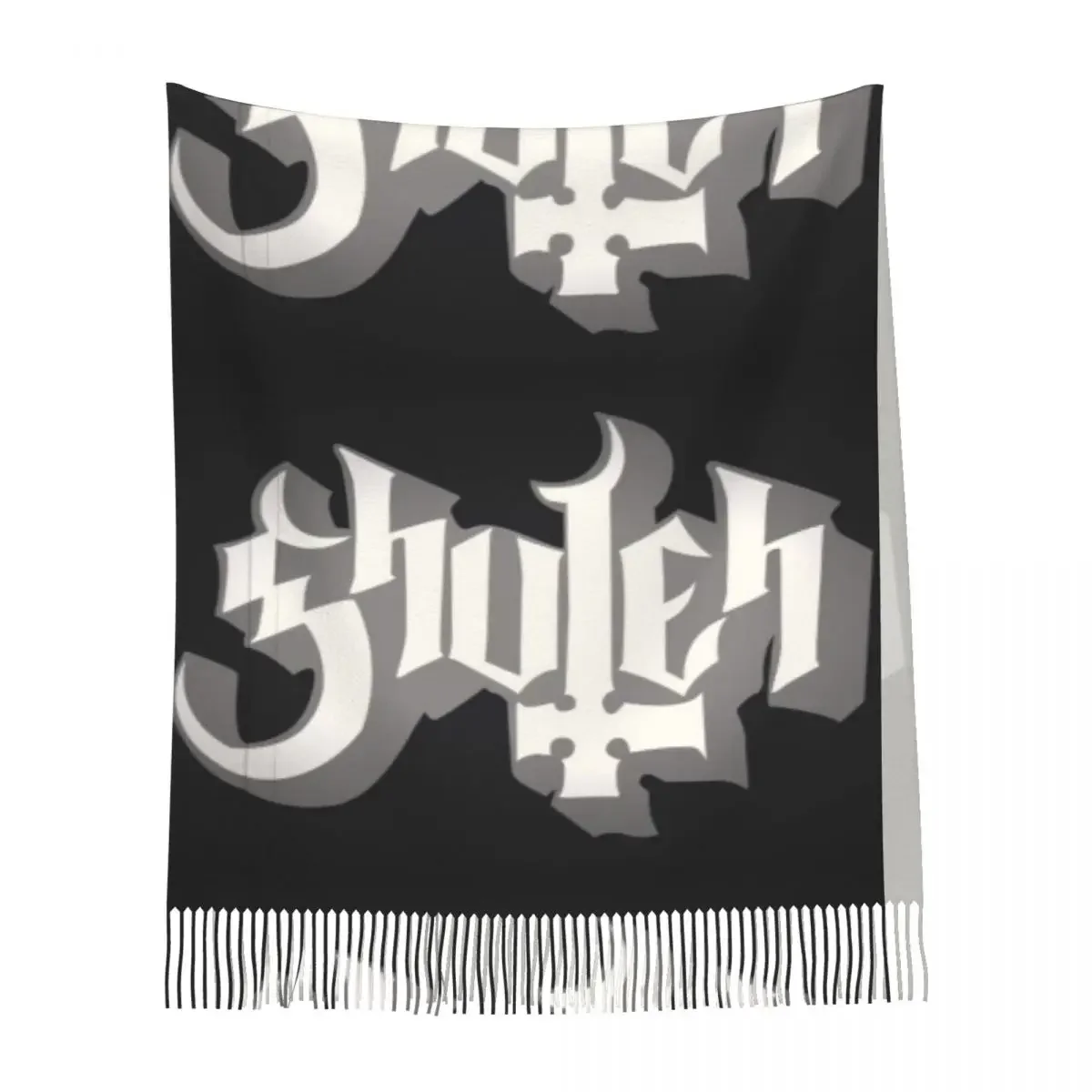 

Шарф рок-группы Ghost BC 3, шарфы с кисточками, женские мягкие теплые шали и накидки, большая осенне-зимняя шаль