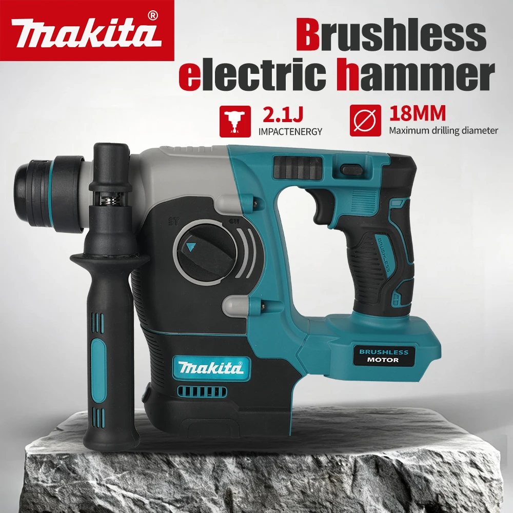 Makita DCH273 18V LXT Brush‑less Rotary Hammer 2.1J 4‑Mode SDS‑Plus Safety‑Clutch Concrete Drilling Hand tools Only