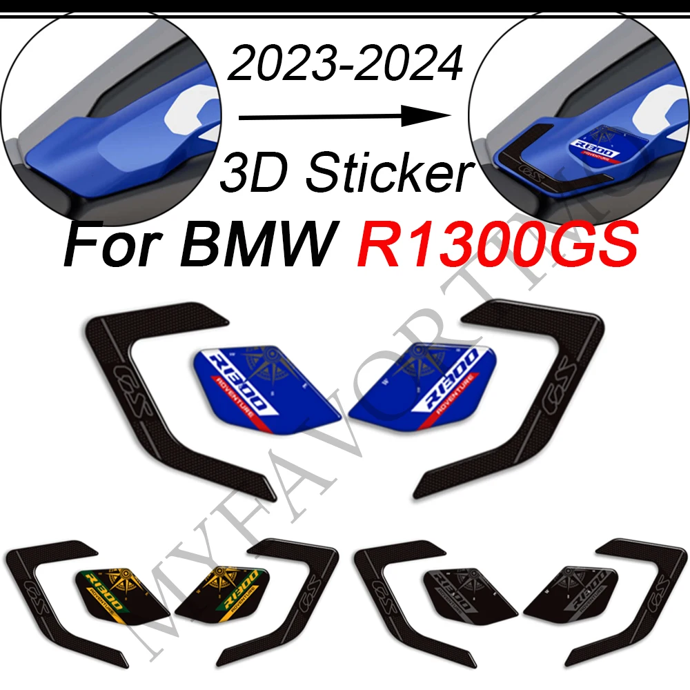 

For BMW R1300GS R 1300 GS 1300GS Trophy Triple Black Option 719 ADV Adventure Protector Tank Pad Decal Decorative Sticker 2023+