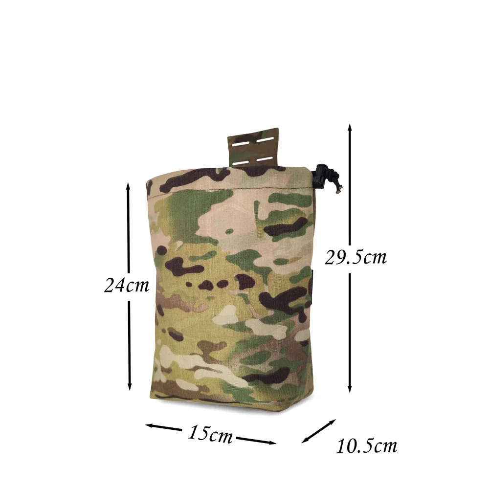 Outdoor Waist Roll Up Dump Pouch Bag Foldable Recycling Bag Sundry Bag