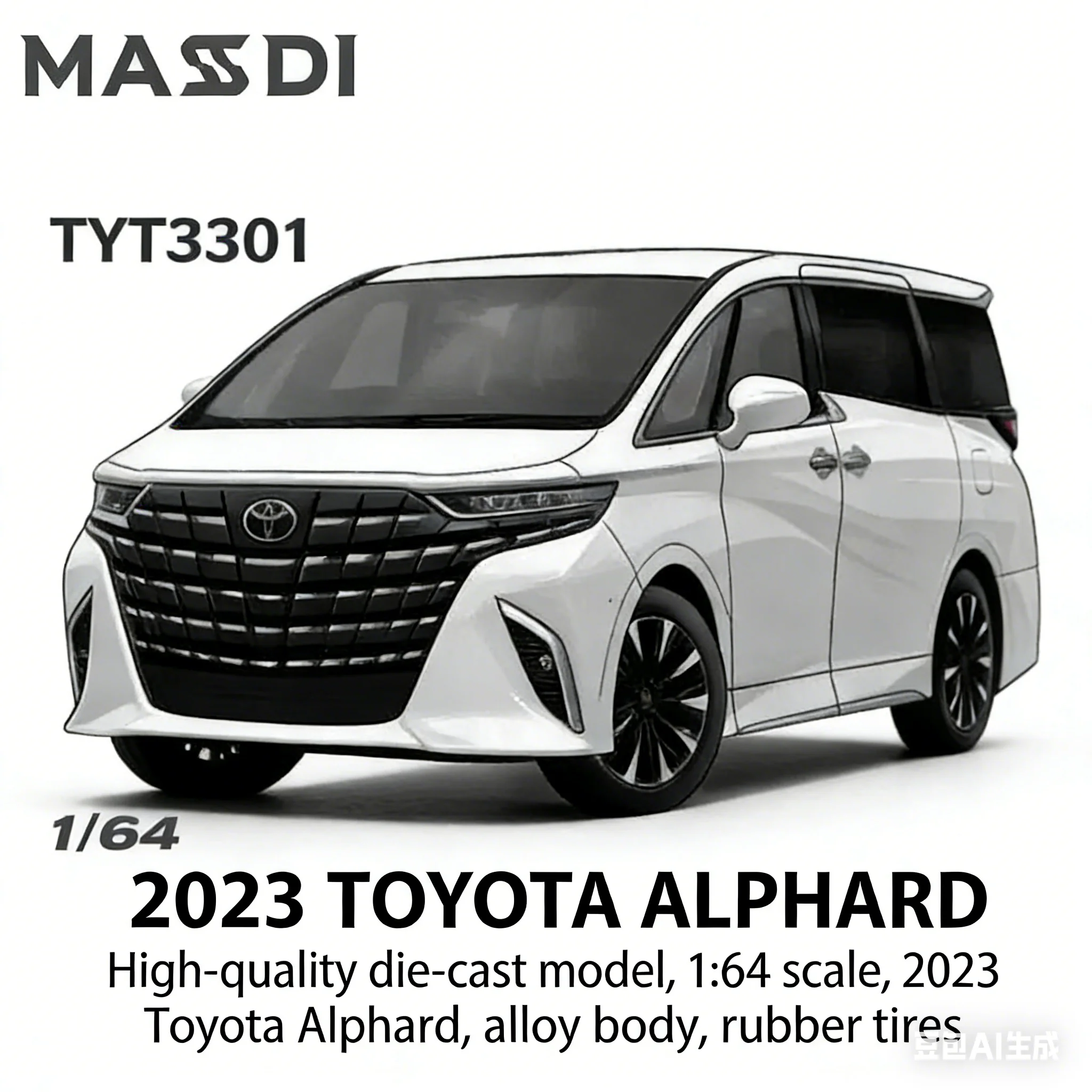 

MASDI 1:64 Модель автомобиля Toyota Nanny, литая из сплава, статическая коллекционная модель, коллекция для взрослых, игрушка для мальчиков, праздничный подарок
