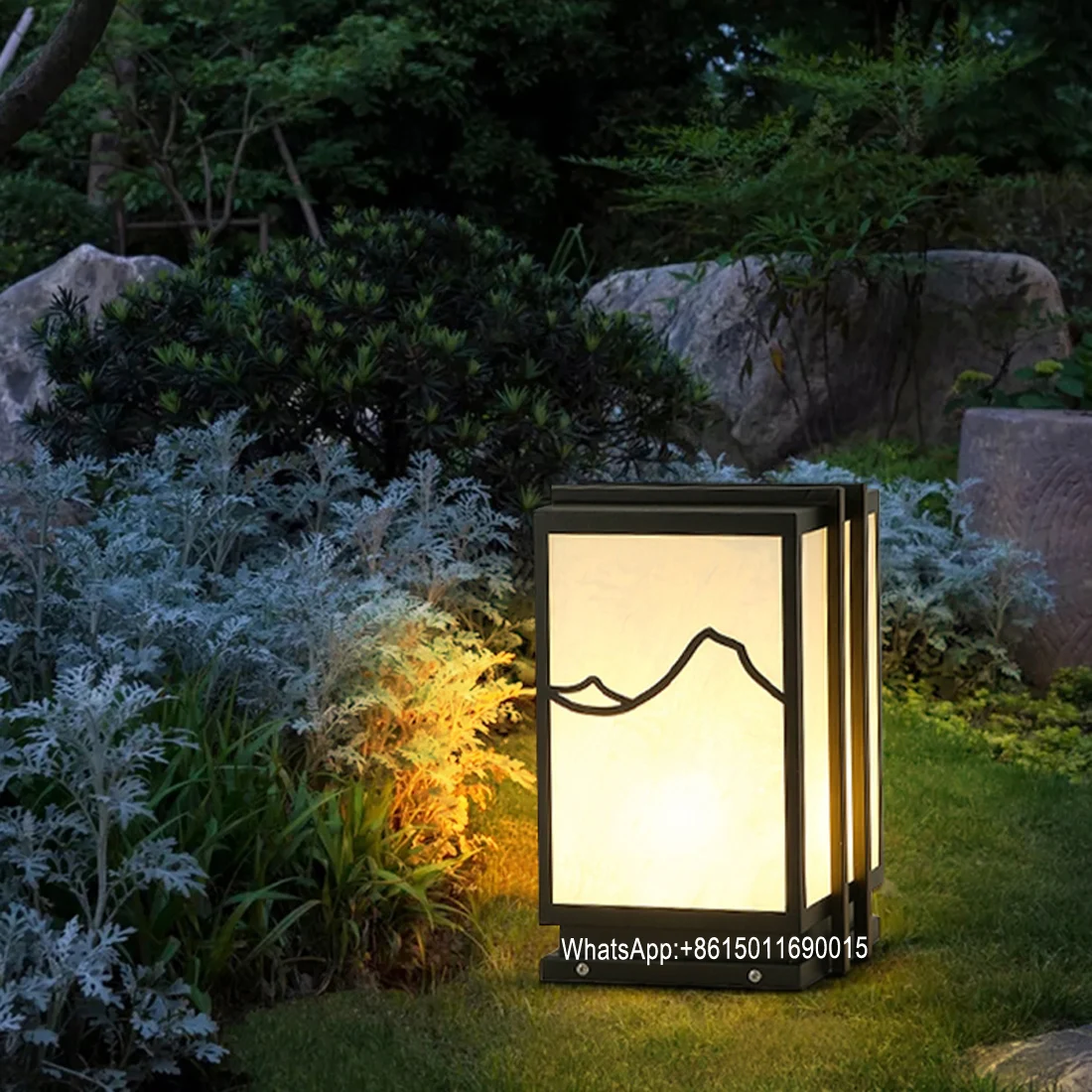 1PC Chinese Style Outdoor Lawn Lamp Led  Waterproof Garden Light Modern Decorative Light For Park Courtyard