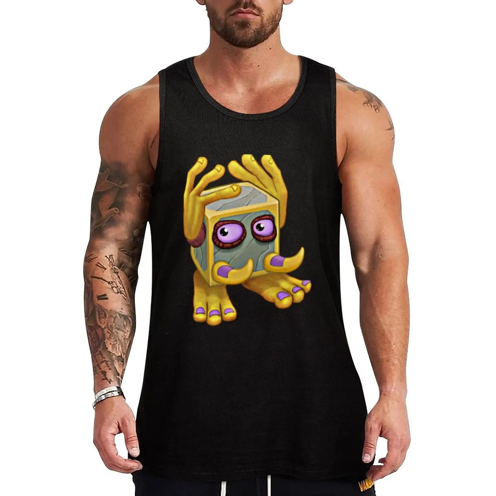 My Singing Monsters character Rare Noggin Tank Top Outdoor Casual Tank Top Loose Sleeveless Summer Tee