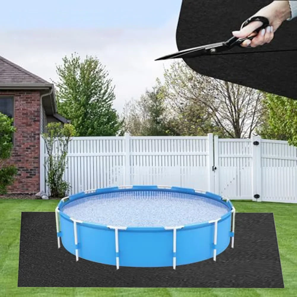 

Подкладка для бассейна для надземных бассейнов Квадратный пол Набивной коврик для бассейна Наземная ткань для бассейна Геотекстильное оборудование для бассейна