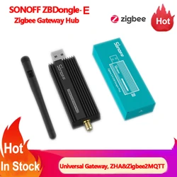 SONOFF Zigbee 3.0 USB 동글 플러스 ZB동글-E 스마트 지그비 허브, 범용 게이트웨이 무선 지그비 브리지 지지대, ZHA Zigbee2MQTT