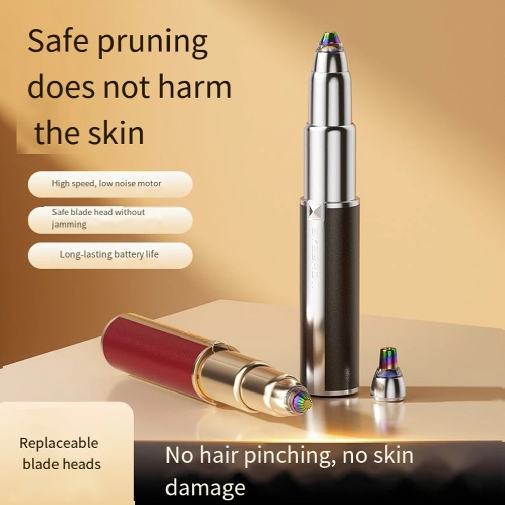 Raspador de sobrancelha elétrico multifuncional, aparador automático de sobrancelha, portátil, recarregável, lápis de sobrancelha para mulheres-A58E