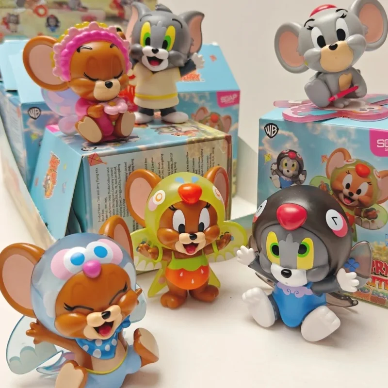 

Подлинная аниме-мыло для студии Том и Джерри, фигурка воздушного змея, серия слепых коробок, загадочная коробка, украшение, орнамент, подарок на день рождения, игрушка