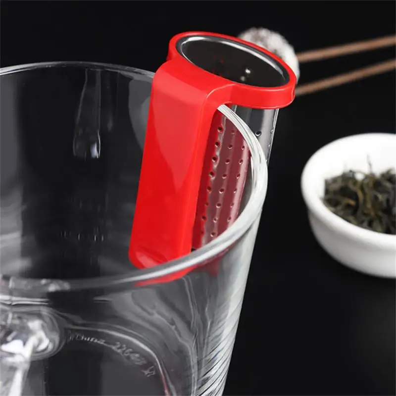 Hanging On Cup Style Tea Infuser Creative Stainless Steel Tea Infuser Tea Strainer 304 Stainless Steel Baskets Mesh Cup Tea Tool