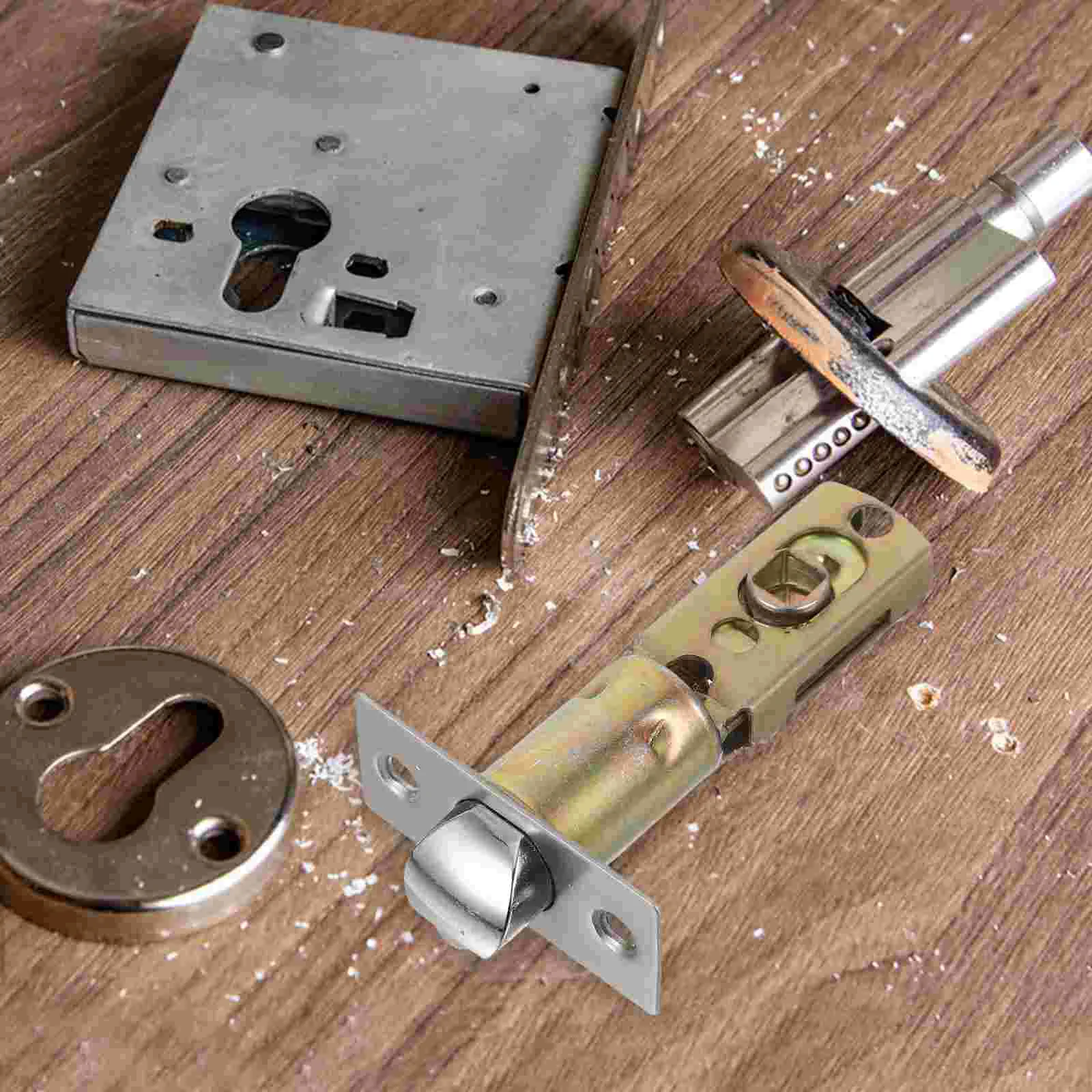 Chiusura porta regolabile per porte di passaggio del bagno con angolo di grado e piastra di attacco ideale per porte scorrevoli e fienile in acciaio inossidabile S