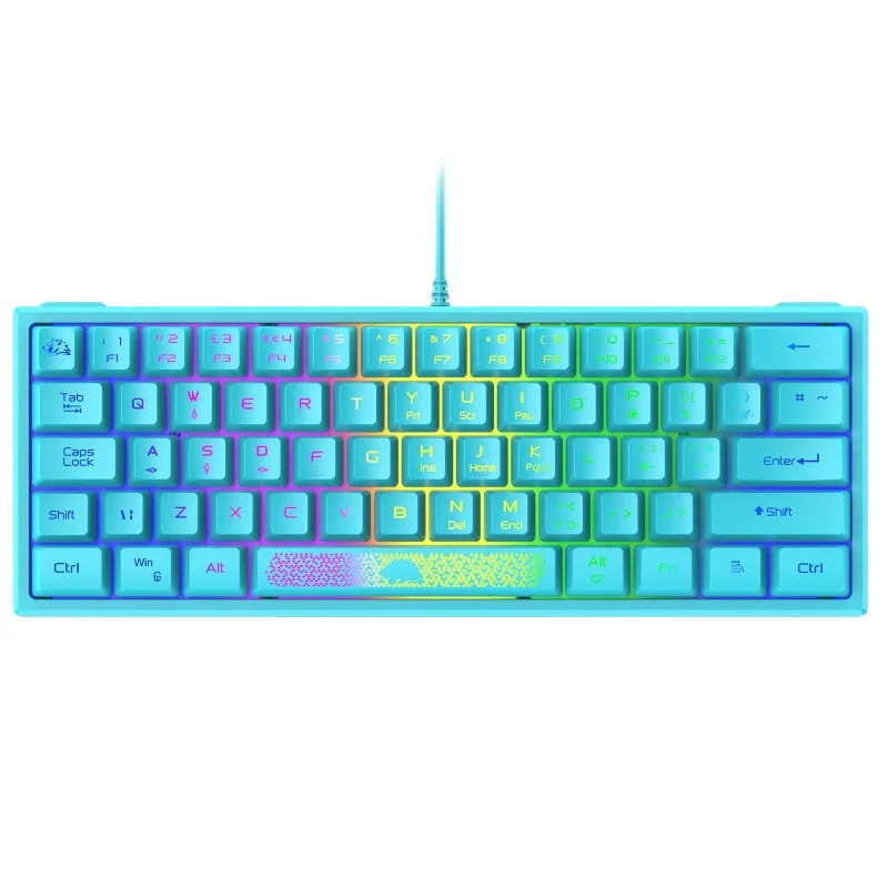 

K61RGB Gaming Keyboard RGB Lighting Mini Keyboard Percent 60 Gaming Notebook Keyboard