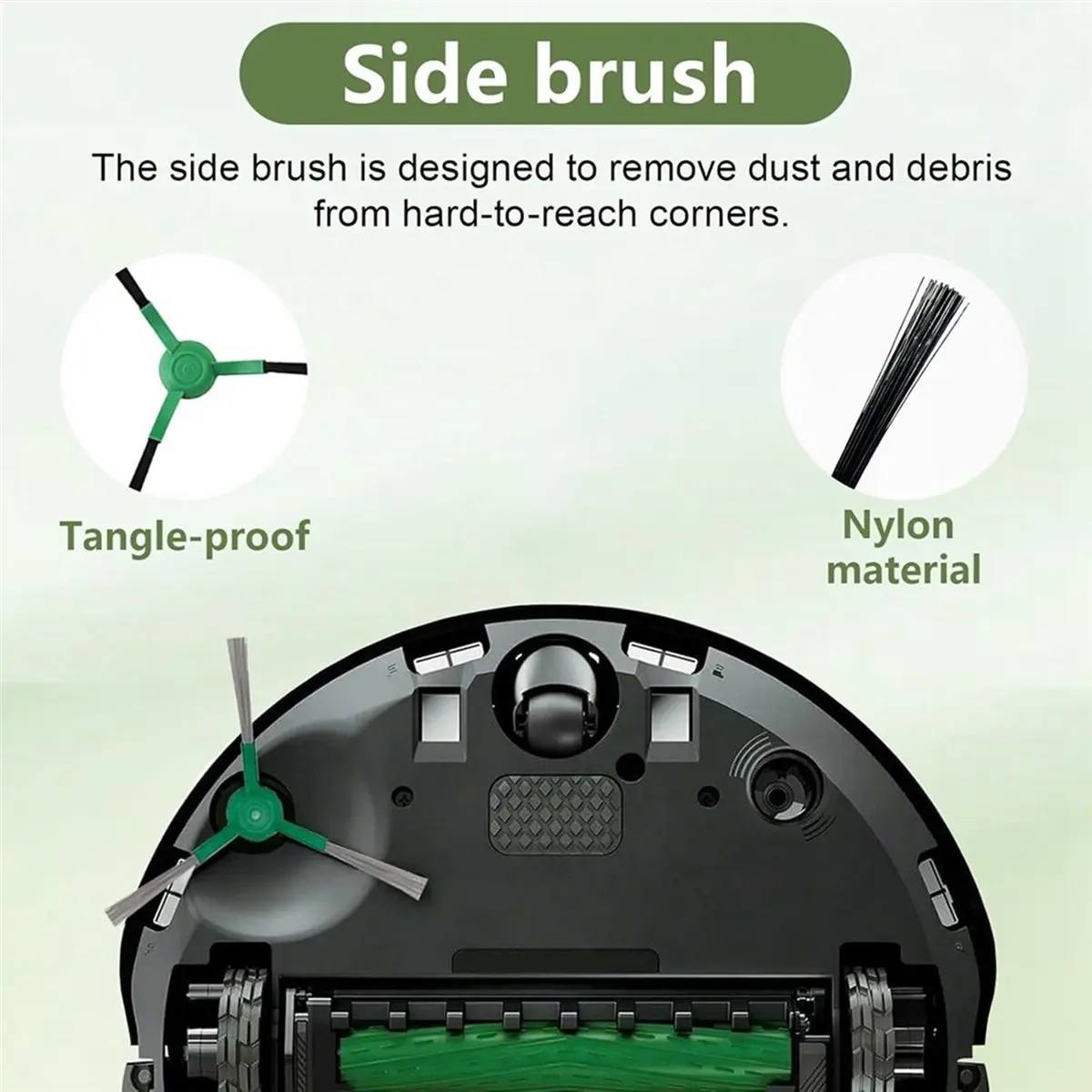 

Аксессуары ABPO для робота-пылесоса IRobot Roomba Max 705 Vac, Plus 504 Vac: основная и боковые щетки, HEPA-фильтры, мешки для сбора пыли