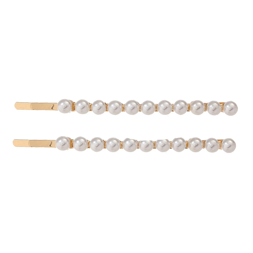 muylinda Imitation Pearls Long Hairpins Jewelry Fashion Women Hair Pin Clip Pairs Girl Hair Accessories