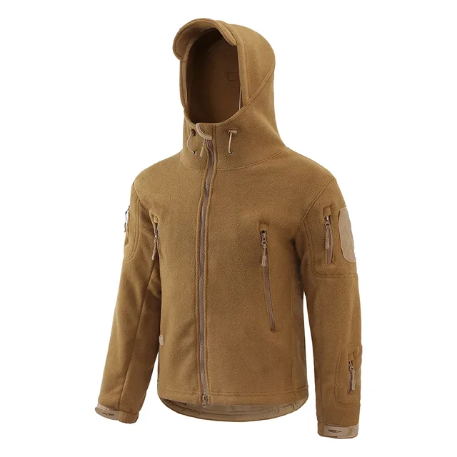Kurtki turystyczne Wiatroszczelna termiczna odzież myśliwska Polarowa wiatrówka Zimowa kurtka Softshell Męski kombinezon taktyczny Wojskowy kemping
