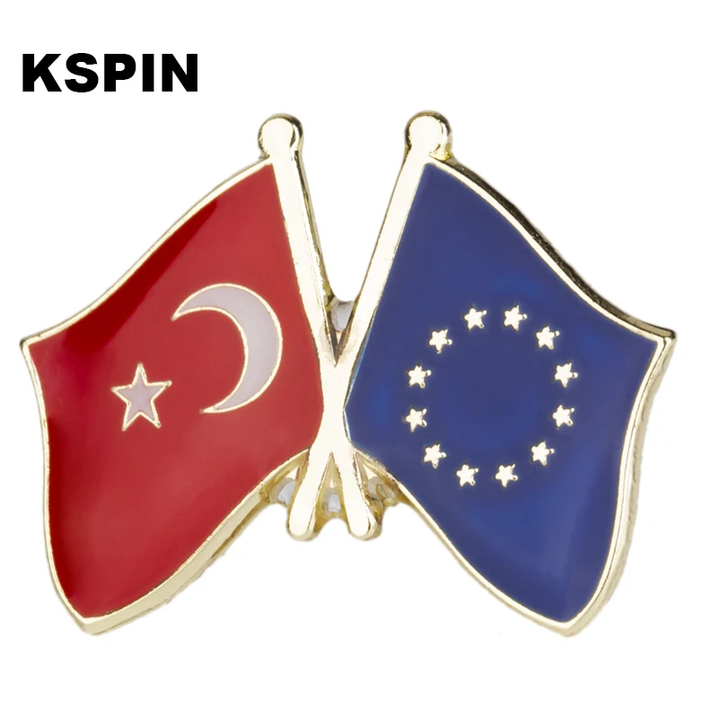 10 قطعة مجموعة علم الاتحاد الأوروبي شارة العلم التلبيب دبوس 10 قطعة أيقونات بروش #4