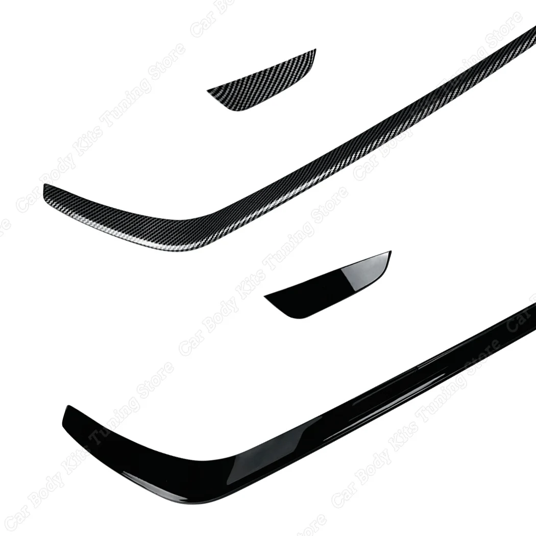 Front Bumper Side Canard Wings Splitter For Volkswagen Golf 7.5 GTI GTD 2017-2019 Car Air Vent Wind Blade Spoiler Body Kits