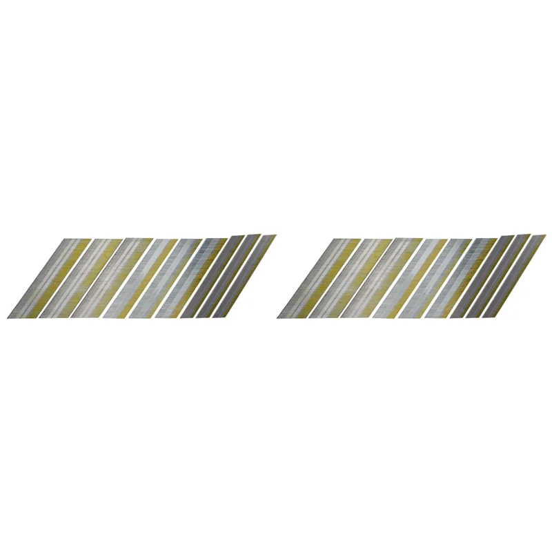 AA81-15 Gauge DA Angled Finish Nails, 34-Degree,1800-Pack(2-1/2Inch, 2Inch, 1-1/4Inch 300 Per Sizes),Galvanized Assorted Size