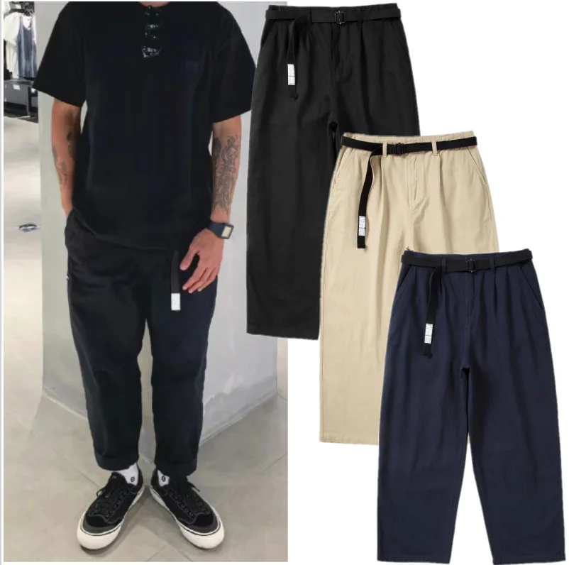 

Loose Workwear Long Trousers MDNS Men's Wide Leg Straight Casual Cloth Pants New Arrival Faionable Youthful Energy Sle
