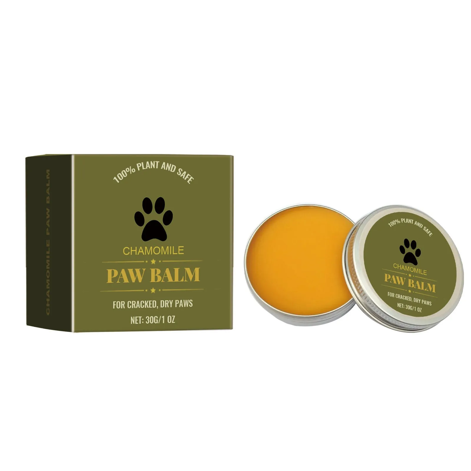 Natural Dog Paw Balm Dog Protections For Hot Pavement Dog Wax For Dry Paws & Nose Moisturizer For Cracked Paw