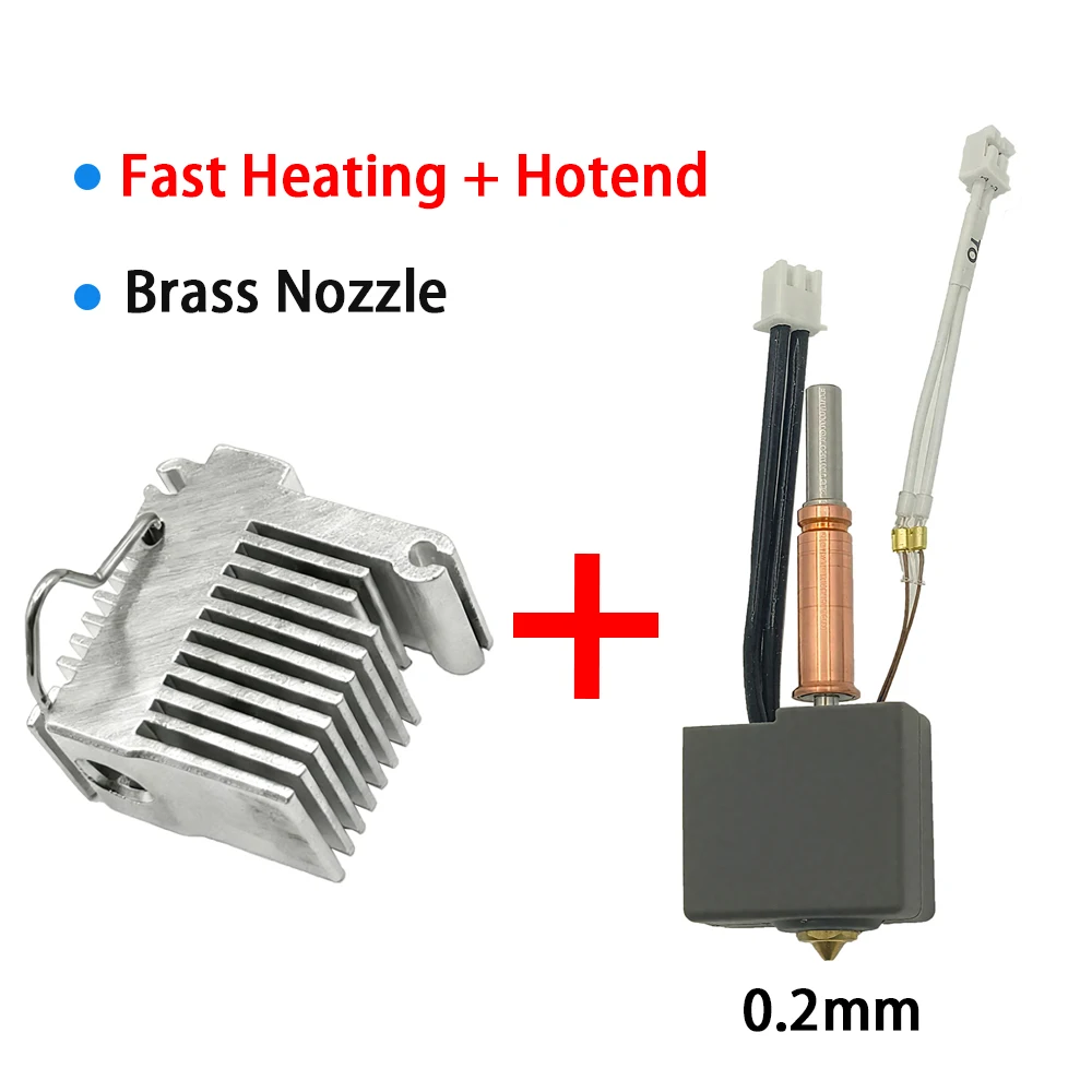 ملحقات الطابعة ثلاثية الأبعاد: مجموعة Hotend لمجموعة Anycubic Kobra 3/3، تتضمن كسر الحرارة/فوهة، تناسب رأس الطباعة Kobra3