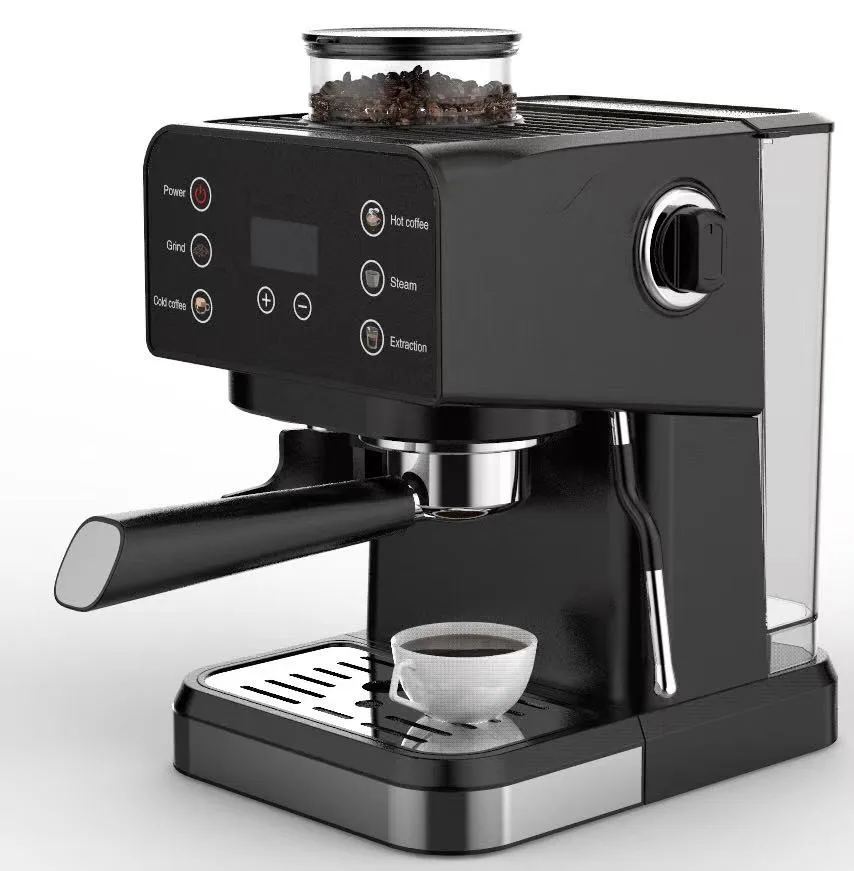 Espresso Machine Press Semi-Automatic High Pressure Extraction Household Concentrated Milk Foam Fully Automatic With Grinding