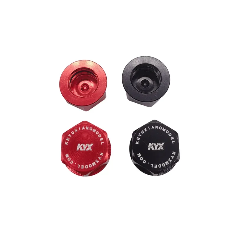 KYX Racing Aluminum Wheel Hex Nuts 17mm Waterproof Upgrades for 1/7 1/8 RC Car Arrma Karton Fireteam Notorious Outcast Talion