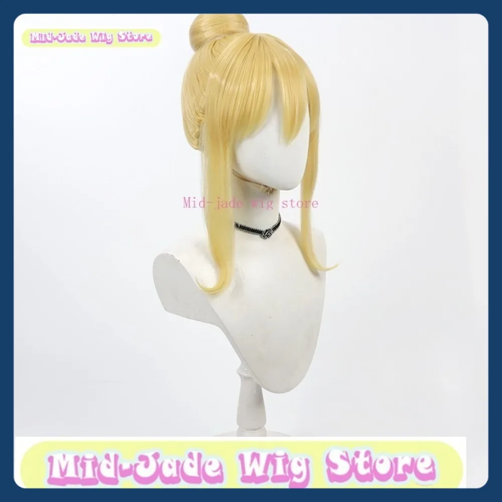 Fairy Tail Lucy Heartfilia Cosplay Wig Halloween Cosplay Restores Anime Character Costumes and Props Mid-jade Wig Store