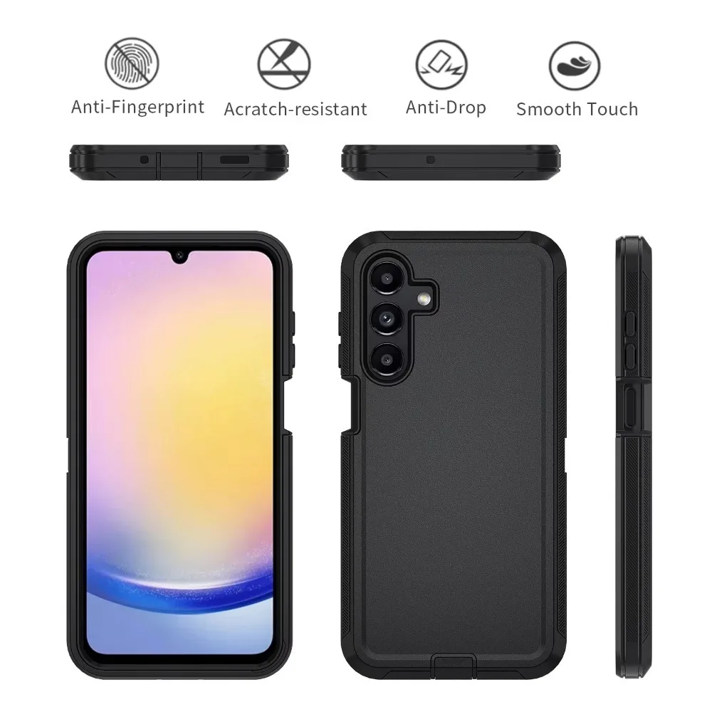 Defender Ott Armor Handyhülle für Samsung A57 A37 A27 A17 A07 A56 A36 A26 A16 A06 A55 A35 A25 A15 A05S 4G 5G Schutzhülle mit Clip – Detail 3