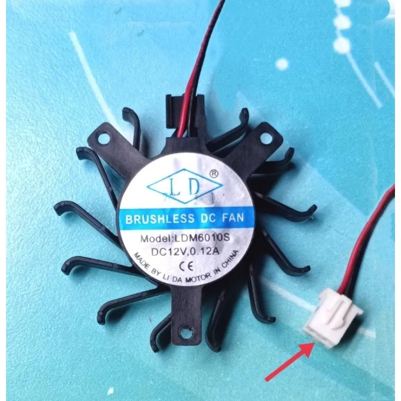 مروحة وحدة المعالجة المركزية الجديدة لمروحة تبريد اللوحة الرئيسية LDM6010S 12V #2