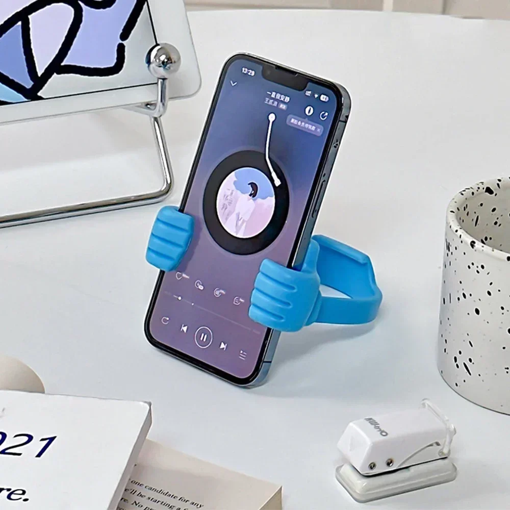 Originality Mobile Thumbs Modeling Stand Bracket Holders IPhone6 Huawei Samsung Cell Tablets Interior Universal Multiple Colors 6