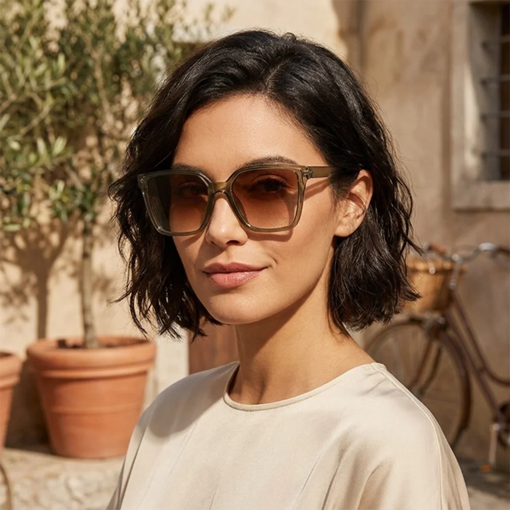 Fashion Square Sunglasses Women Designer Luxury Brand Square Female Sun Glasses Classic Vintage Eyeglasses UV400 Oculos De Sol