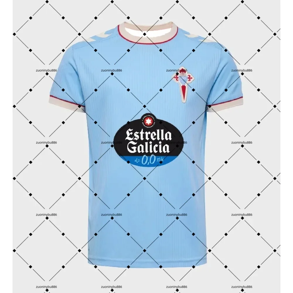 2026-27 Celta Home and Away Jerseys, T-shirts with Digital Printing Patterns, Sports Breathable Short Sleeves