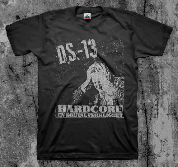 DS-13 'Hardcore' T shirt (Spazz Dystopia Municipal Waste Despise You MITB)