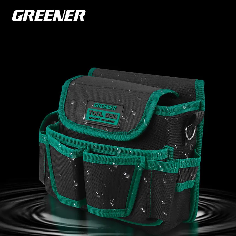 Multifunctional Storage Tool Bag Pouch Belt Hardware Electrician Toolkit Drill Waist Wrench Screwdriver Thickening Tool Bags