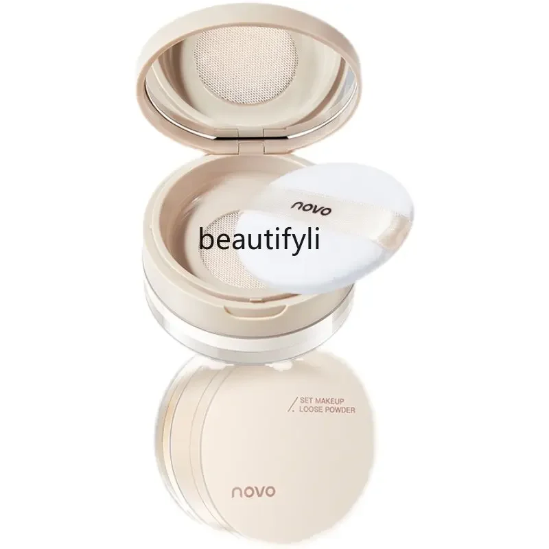 yj Loose Powder Makeup Oil Control Long-Lasting Dry Powder Waterproof Sweat-Proof Dry Oil Skin Concealer Honey Powder