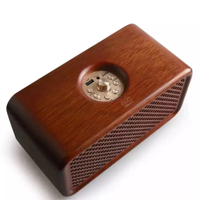 Whole wood subwoofer, high-power Bluetooth audio/radio