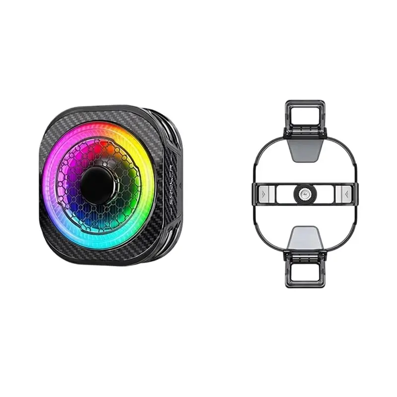 Super Deal -For Mobile Gaming Compatible REDMAGIC 8 Pro Magnetic Phone Radiator Fast Semiconductor Cooling Fan With RGB Light Bl