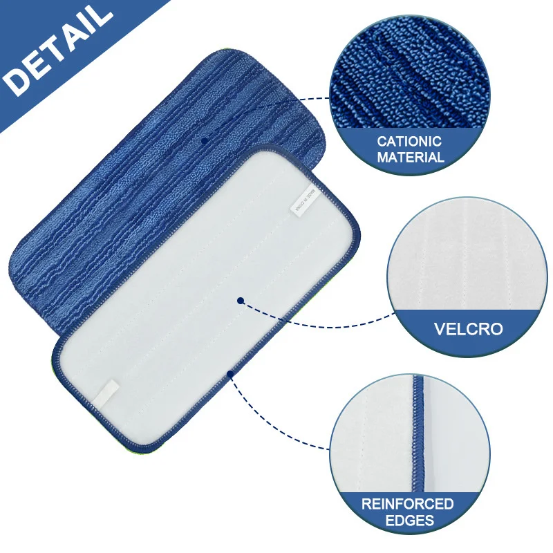 Reusable Mop Pads For Swiffer WetJet, Wet Pads Refill Mop Pads Refills Mop Refill Pads Wet Dry Use Mop Replacement Heads