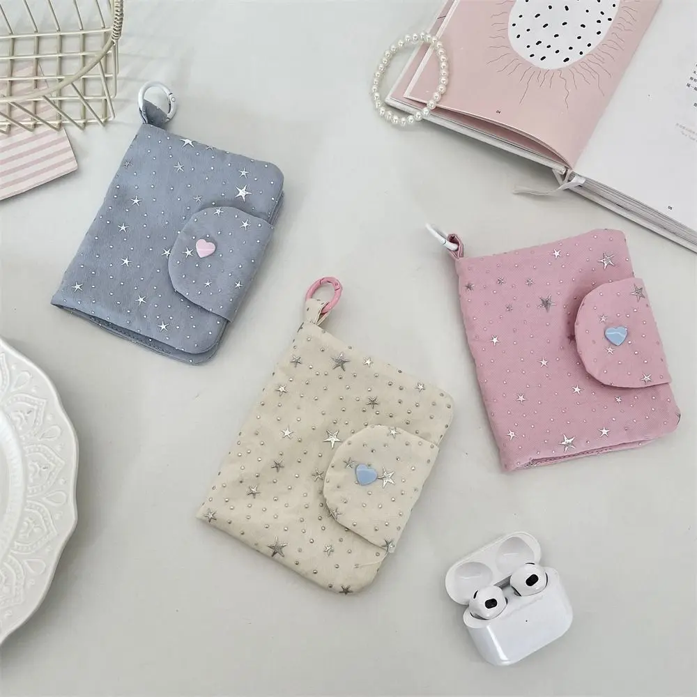 Ins Cloth Coin Purse Star Bowknot Small Wallet Flower Multi-functional Card Packs Small Items Holder