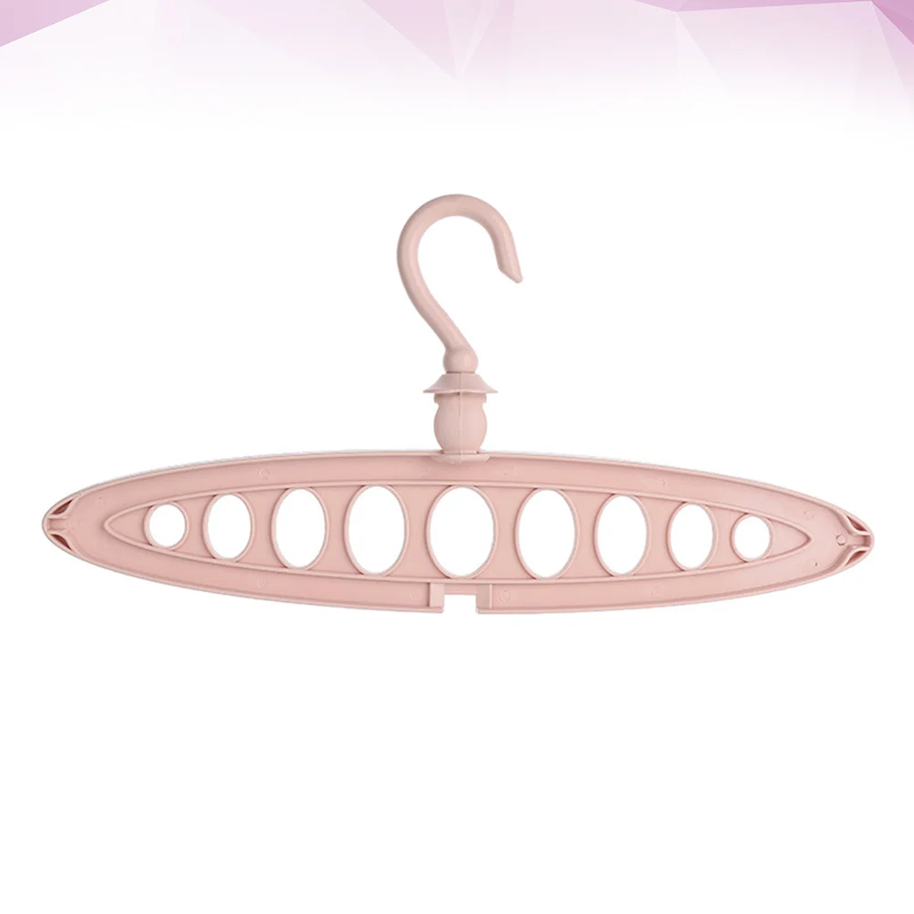 

5Pcs Multifunctional Clothes Drying Racks Rotatable Anti-Slip Plastic Hangers Storage Organizer Wardrobe Space Saving