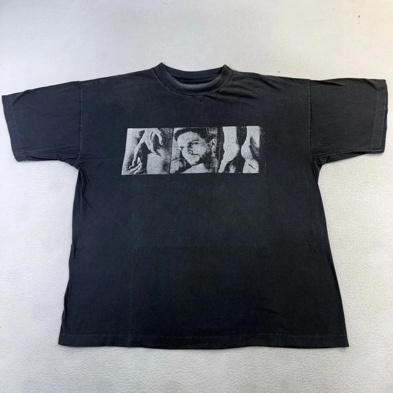 Camiseta vintage de 1993 de Miguel Bose Bajo El Signo De Cain, camiseta promocional del álbum, muy rara, tallas S-4XL, nueva camiseta vintage de verano para mujer