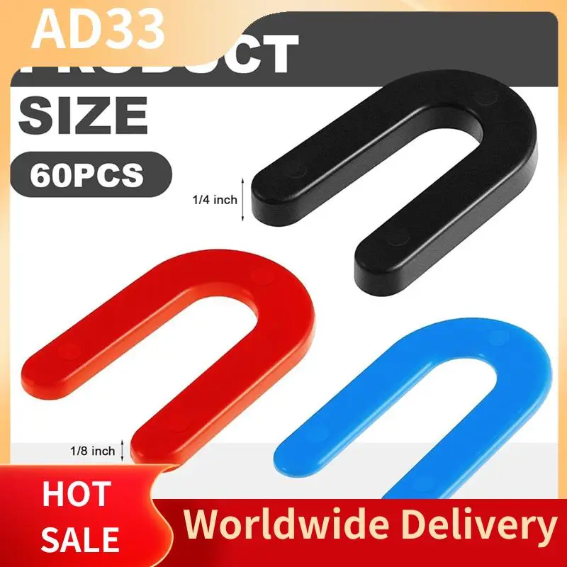 Lightweight 60 Pcs Auto Liftinstallation Leveling Shim Kit 2 Post 4 Post Lift Shims For Surfacemount Automotive Car Repair