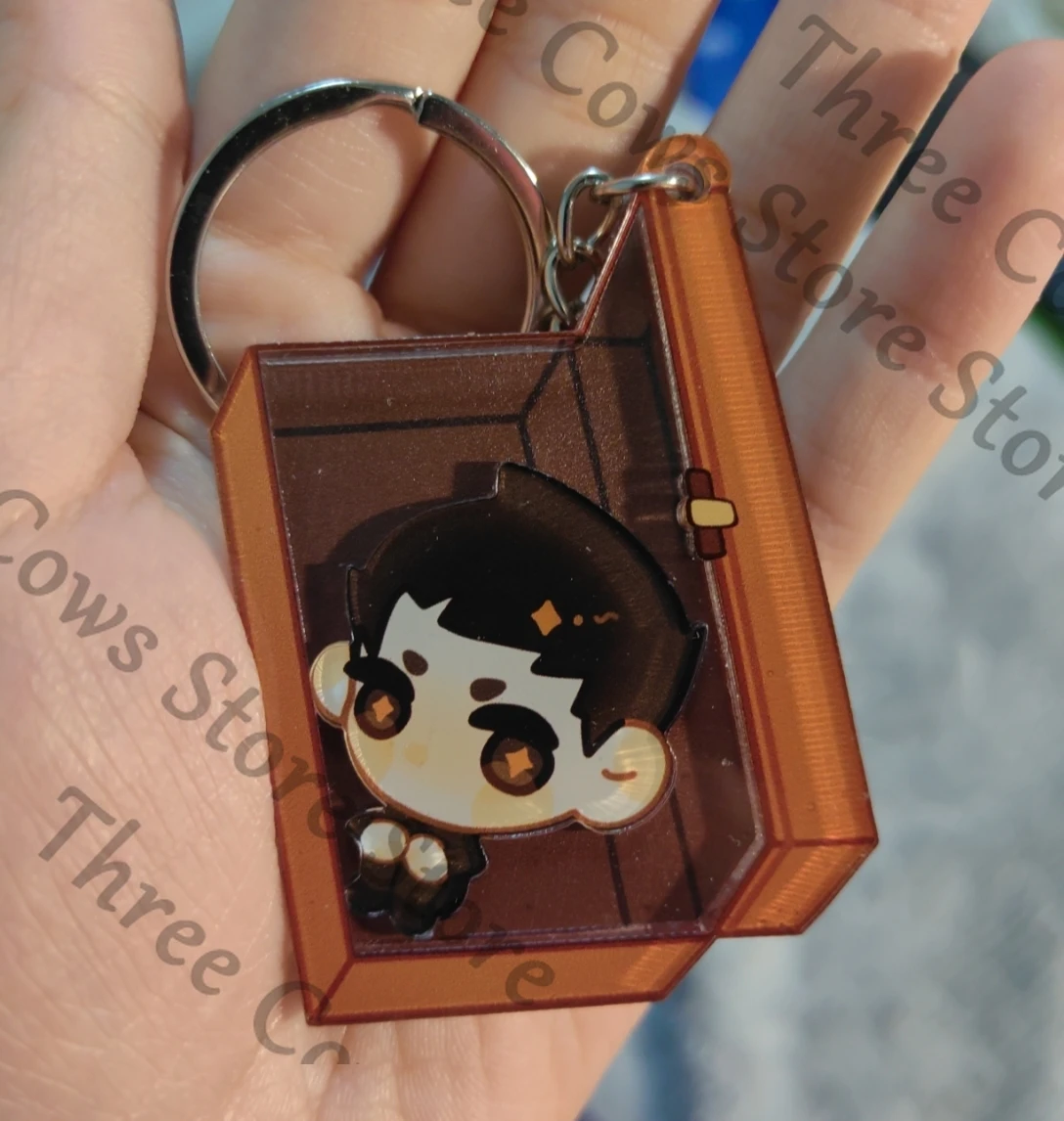 

Anime Ace Attorney Phoenix Wright Miles Edgeworth Ryūnosuke Naruhodō Cosplay Cartoon Acrylic Shake Fighter Keyring Pendant Gift