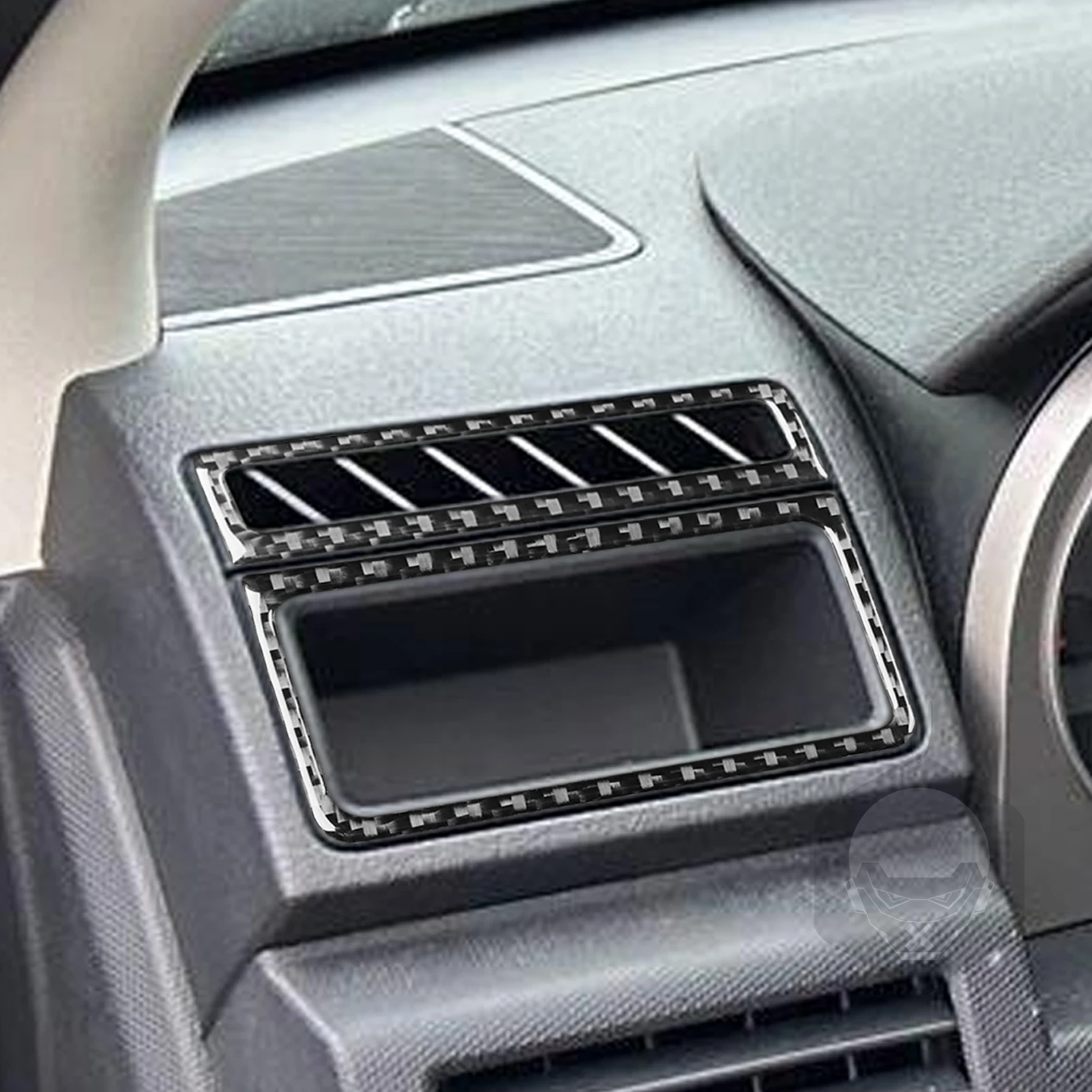 Caja de cambios de salida de aire para salpicadero de coche, conjunto completo de elevador de ventana, pegatina de fibra de carbono Real, accesorios interiores, para Dodge Avenger 2008-2010