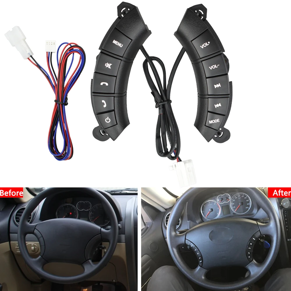 Button Switches for Great Wall Hover H3 H5 Steering Wheel Audio Control Switch Button Accessories