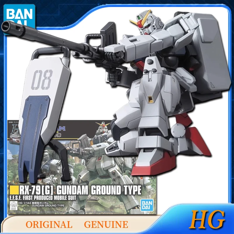 

Bandai Original Genuine HG GUNDAM RX-79[G] GUNDAM GROUND TYPE Anime Action Figures Toys for Kids Gift Assembly Model Ornaments