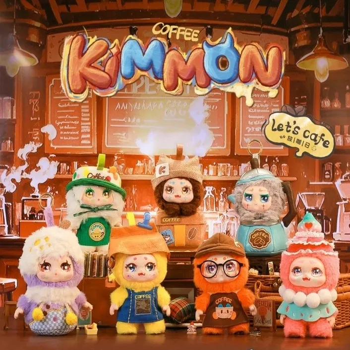 

Кукла Kimmon Blind Box Qimeng, биологическая серия Les'Cafe, кофейный день, милая кукла, мультяшная сумка, кулон, подарок на день рождения