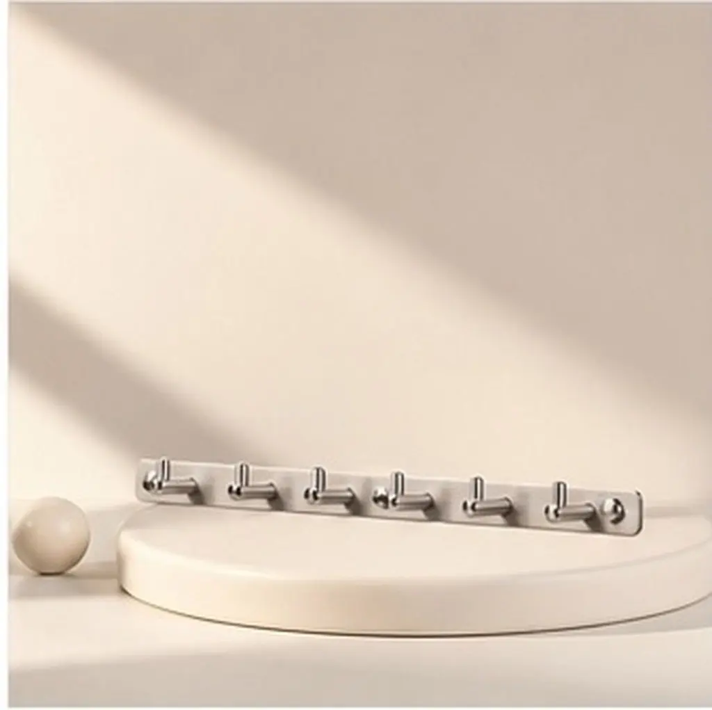 Wall Mounted Coat Hooks Stainless Steel Hook Holder For Bedroom Bathroom Kitchen Storage Organizer Modern Rack For Hats