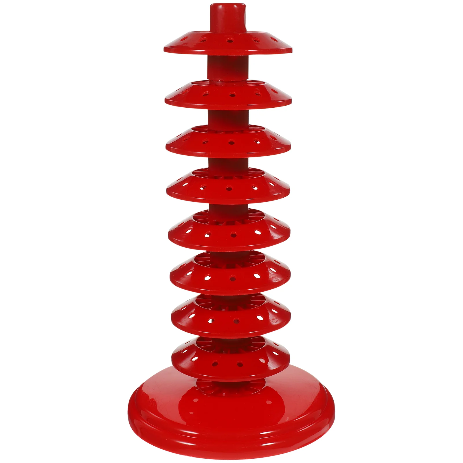 Candy Rack Decorative Lollipop Holder Cake Pops Stand Mold Multi-layer Red Displaying Supply Baby