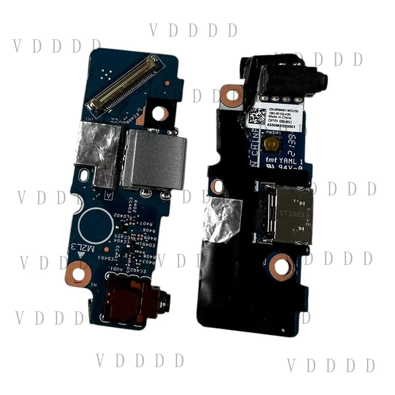 L... USB Audio Power Button IO Board For Dell Inspiron 13 5310 0R6W61 R6W61 laptop