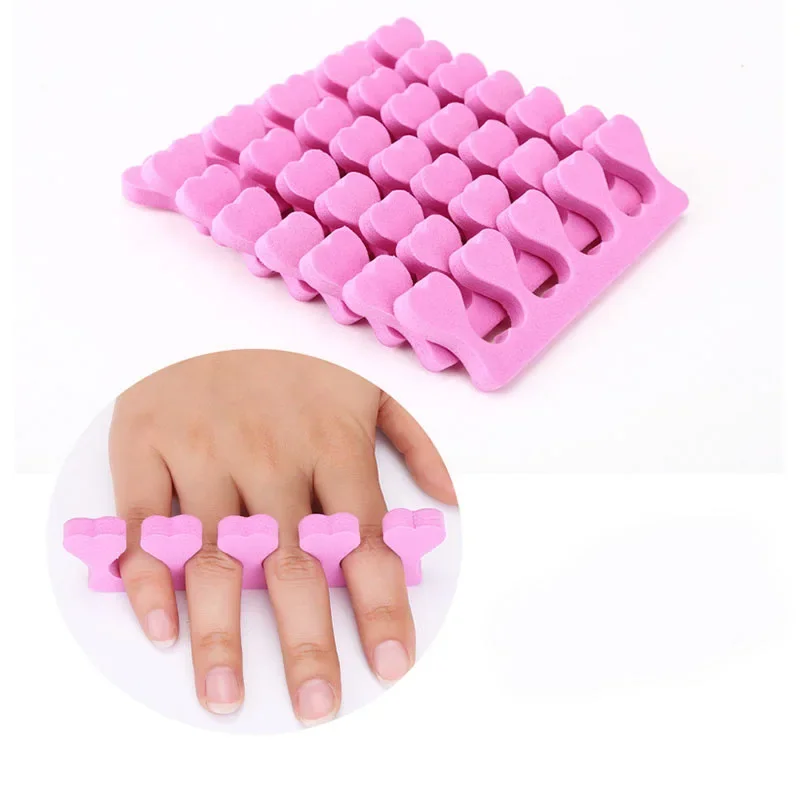 

300 pairs High Quality Pink Female Nails Soft Foam Finger Separator Sponge